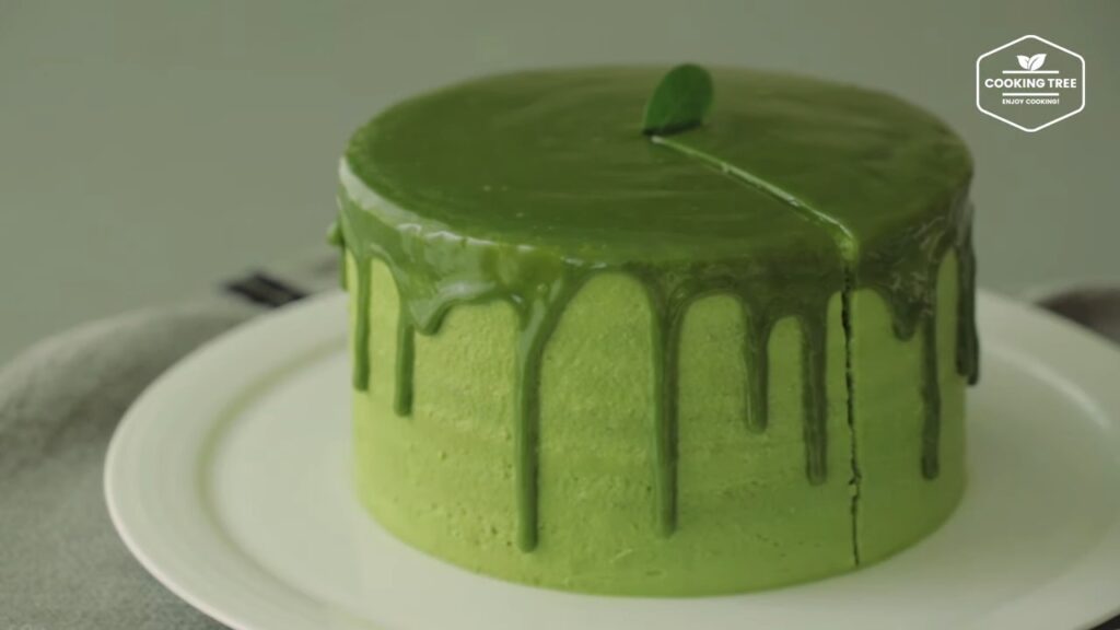 Green teaMatcha Cake Recipe Cooking tree