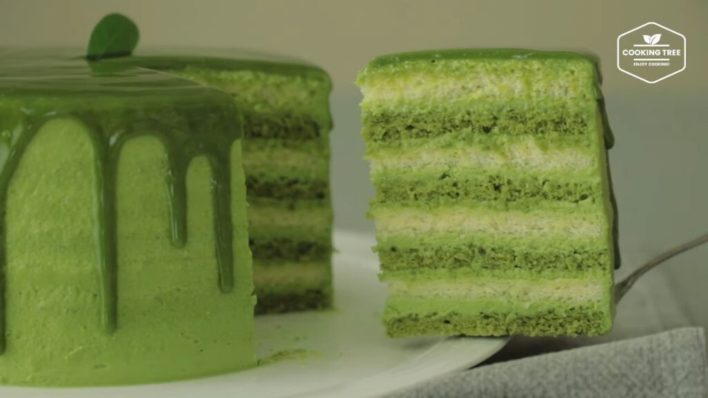 Green teaMatcha Cake Recipe Cooking tree