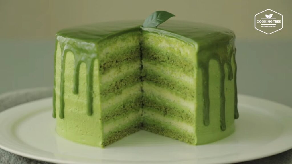 Green teaMatcha Cake Recipe Cooking tree