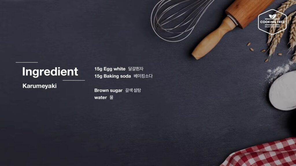 Japanese Dalgona Karumeyaki Recipe Cooking tree