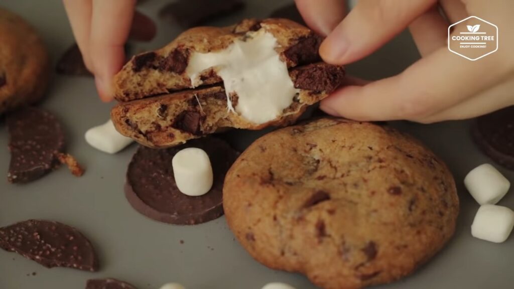 Marshmallow Chocolate Chip Cookies Recipe Cooking tree