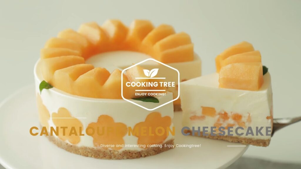 No Bake Cantaloupe Melon Cheesecake Cooking tree