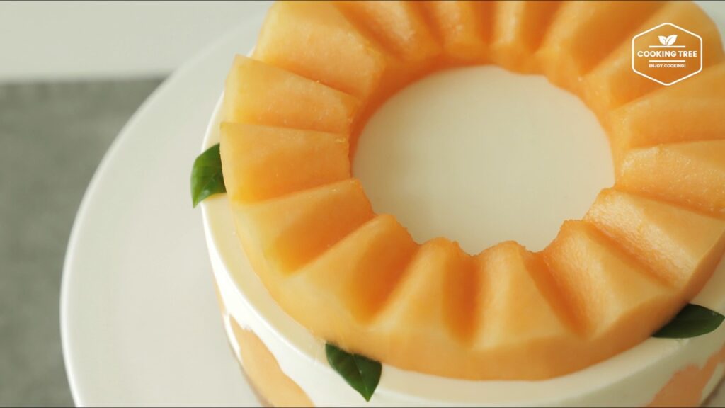 No Bake Cantaloupe Melon Cheesecake Cooking tree