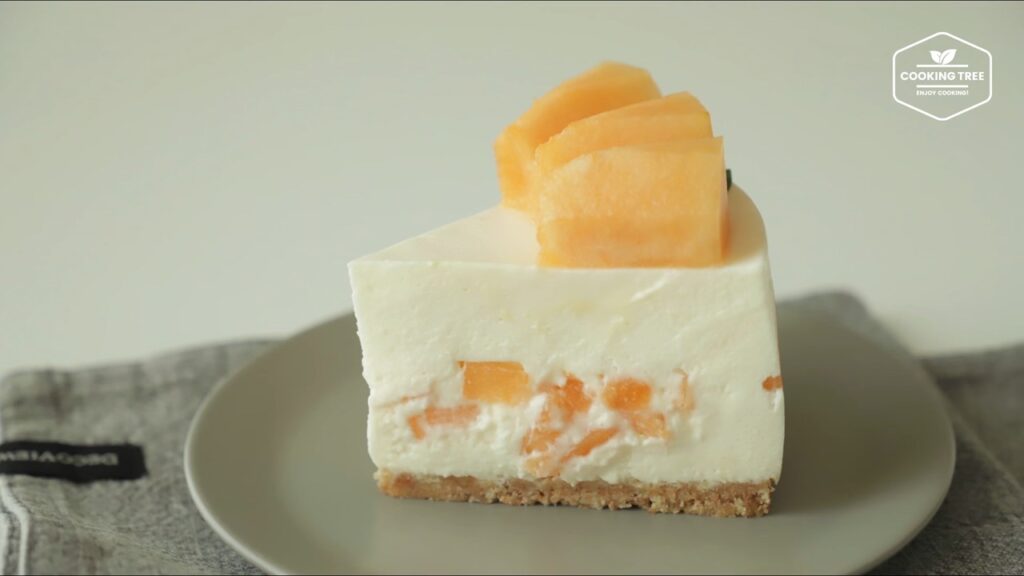 No Bake Cantaloupe Melon Cheesecake Cooking tree