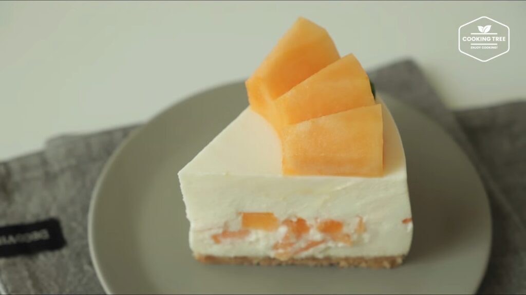 No Bake Cantaloupe Melon Cheesecake Cooking tree