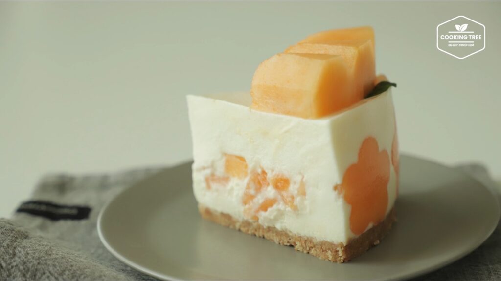 No Bake Cantaloupe Melon Cheesecake Cooking tree