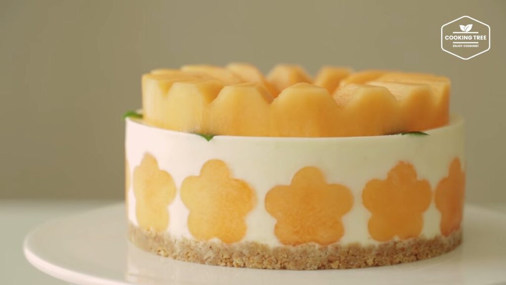 No Bake Cantaloupe Melon Cheesecake Cooking tree