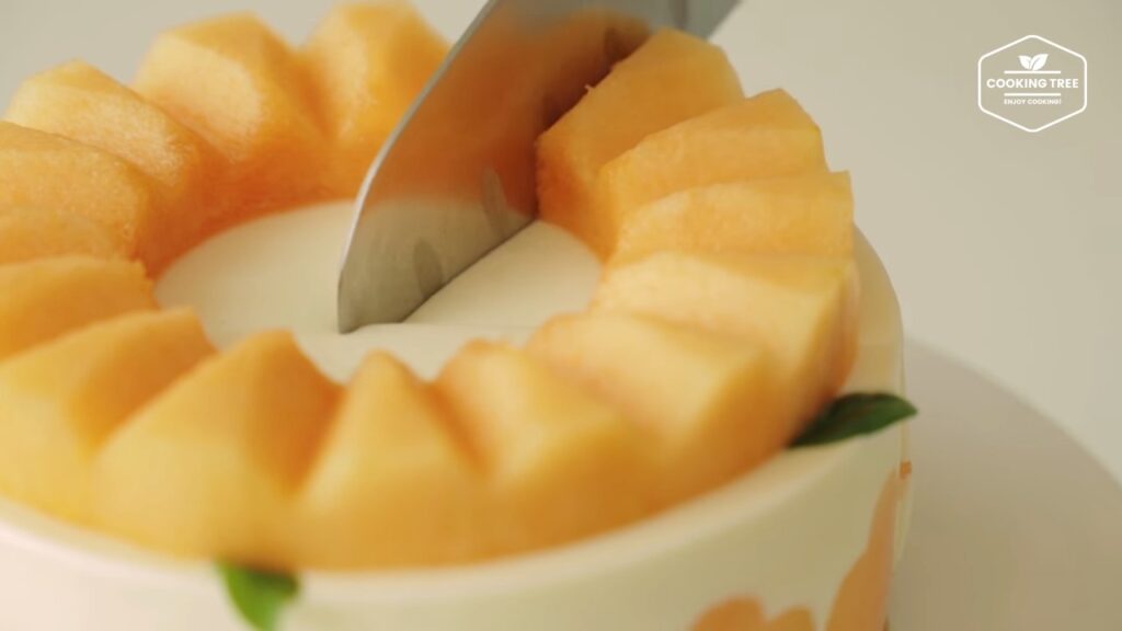 No Bake Cantaloupe Melon Cheesecake Cooking tree