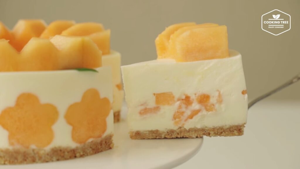 No Bake Cantaloupe Melon Cheesecake Cooking tree