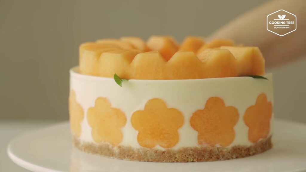 No Bake Cantaloupe Melon Cheesecake Cooking tree