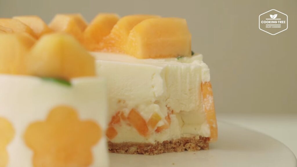 No Bake Cantaloupe Melon Cheesecake Cooking tree