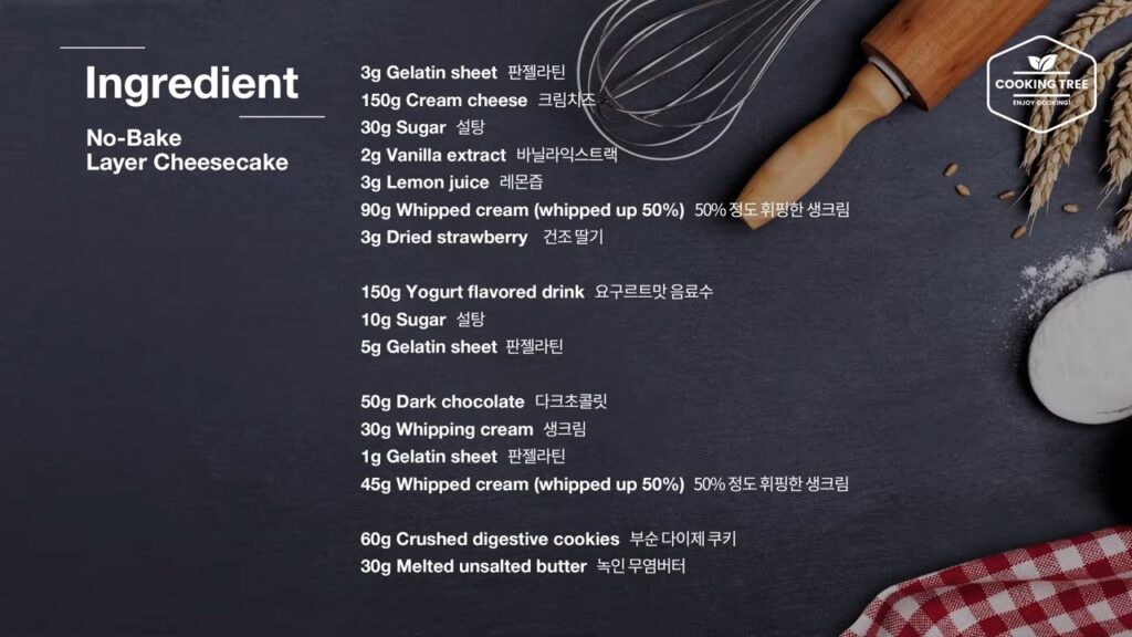 No Bake Layer Cheesecake Recipe Cooking tree