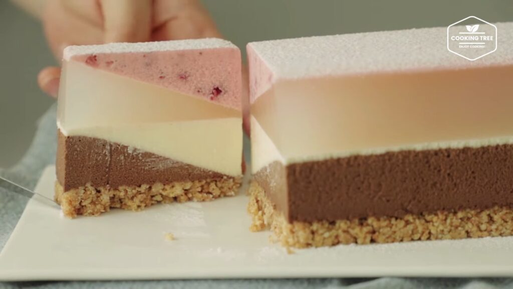 No Bake Layer Cheesecake Recipe Cooking tree