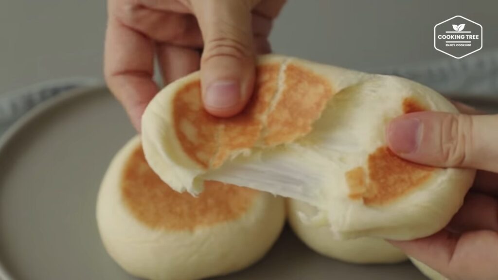 No Oven Fry Pan Mozzarella Cheese Bread Recipe Cooking tree