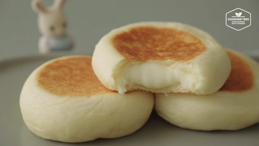 No Oven Fry Pan Mozzarella Cheese Bread Recipe Cooking tree