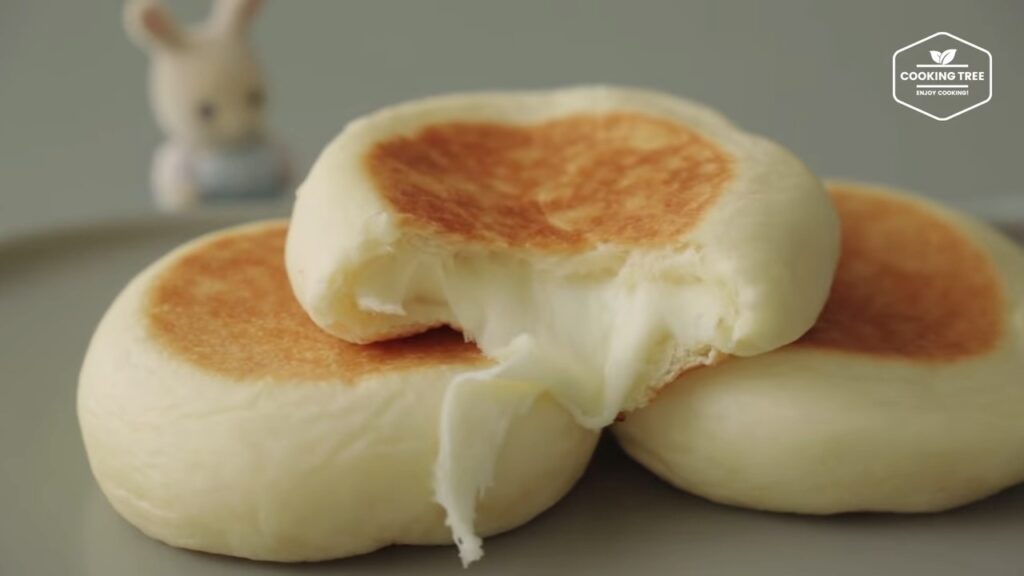 No Oven Fry Pan Mozzarella Cheese Bread Recipe Cooking tree