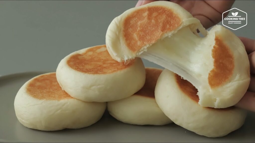 No Oven Fry Pan Mozzarella Cheese Bread Recipe Cooking tree