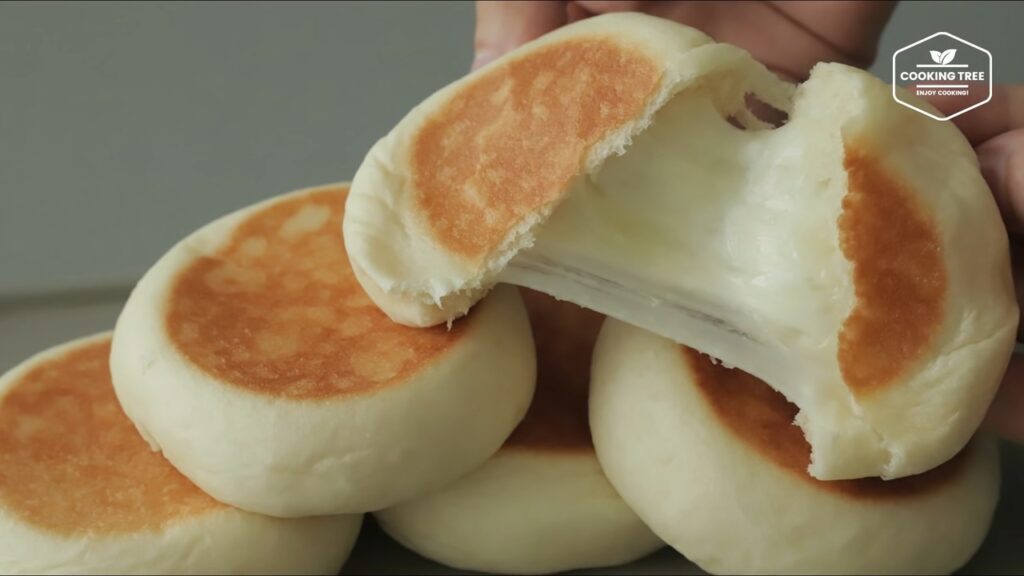 No Oven Fry Pan Mozzarella Cheese Bread Recipe Cooking tree