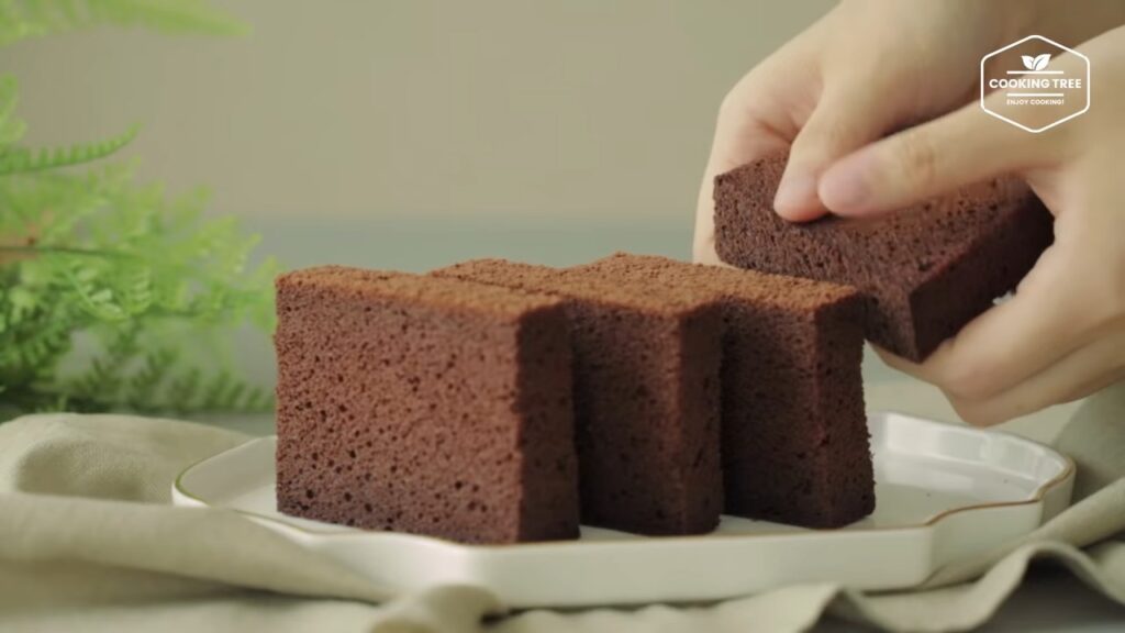 No oven Chocolate Castella without oven Recipe Cooking tree