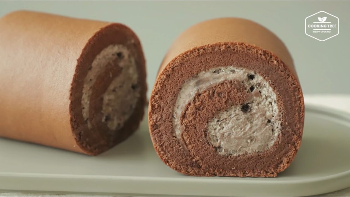 Oreo Chocolate Roll Cake Recipe Cooking tree