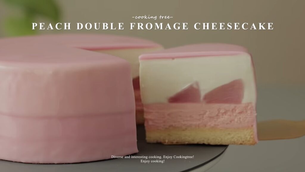 Peach Double Fromage Cheesecake Recipe Cooking tree