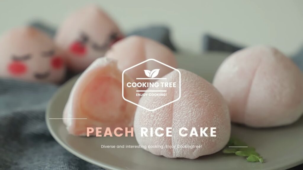 Peach Rice cake Recipe Cooking tree