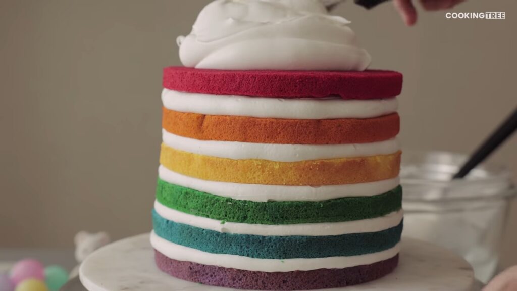 Rainbow Cake by Dore dore Doppel Cooking