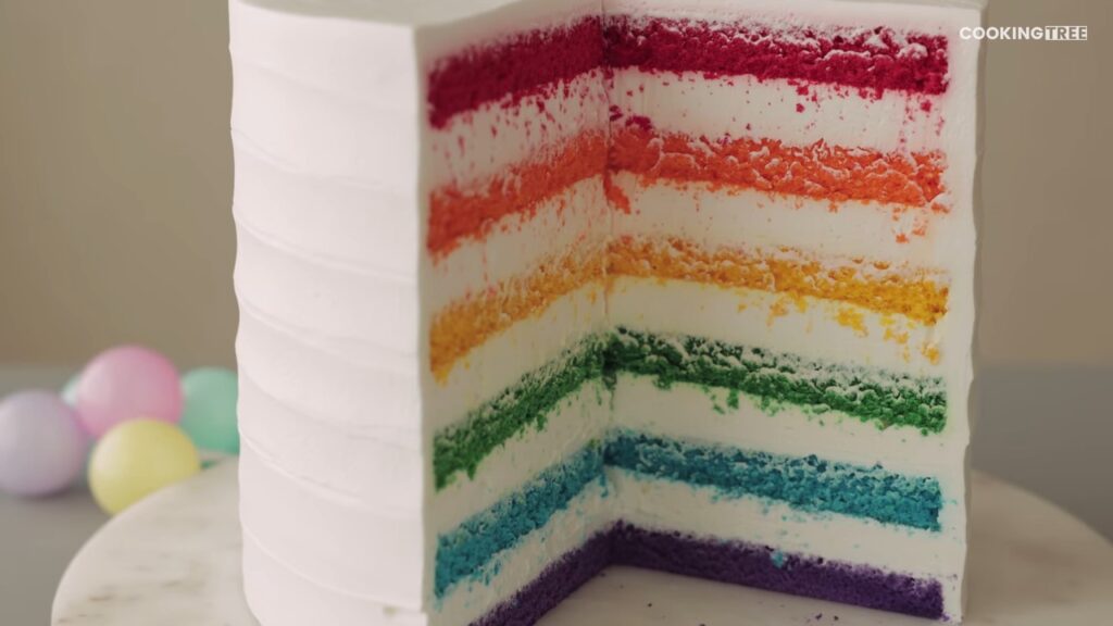 Rainbow Cake by Dore dore Doppel Cooking