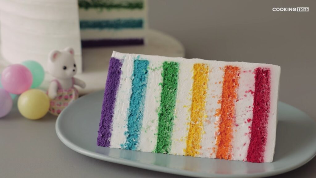 Rainbow Cake by Dore dore Doppel Cooking