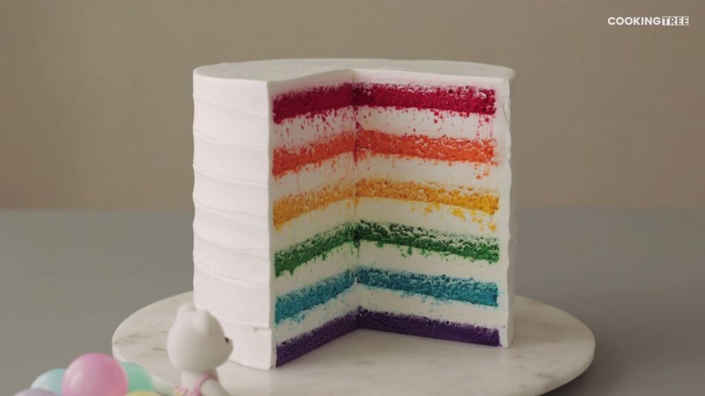 Rainbow Cake by Dore dore Doppel Cooking