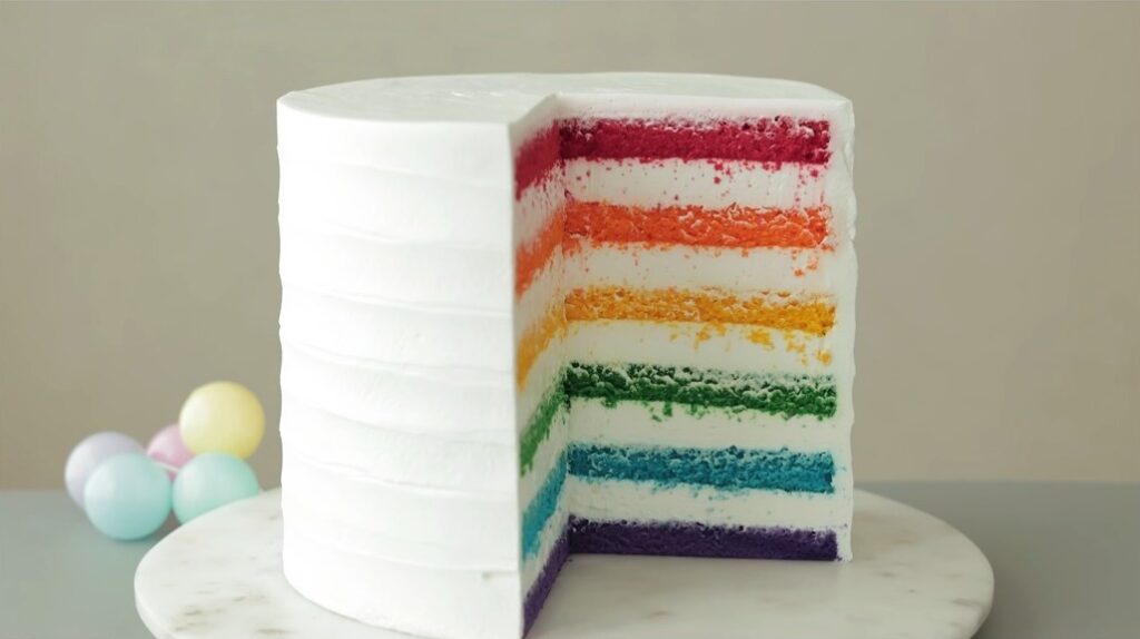 Rainbow Cake by Dore dore Doppel Cooking