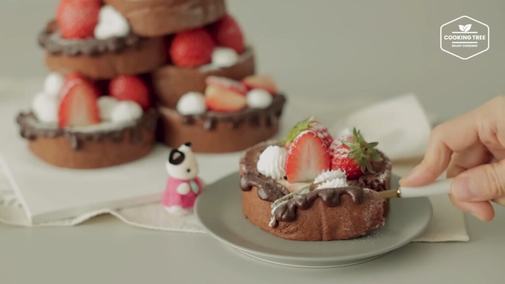 Strawberry Chocolate Roll Cake Recipe Cooking tree