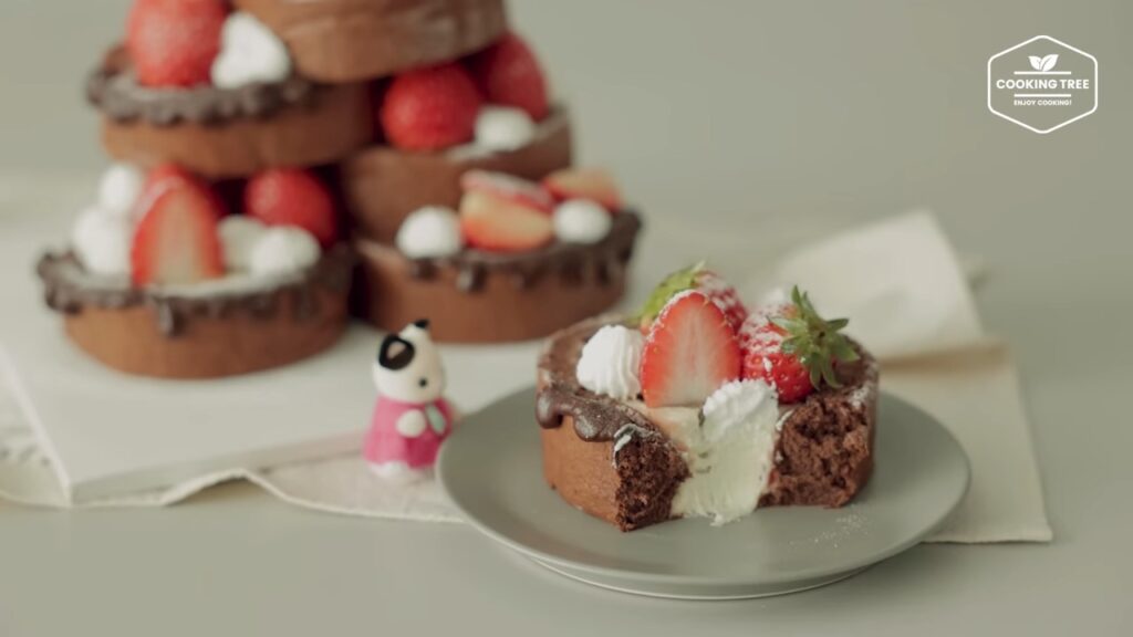 Strawberry Chocolate Roll Cake Recipe Cooking tree