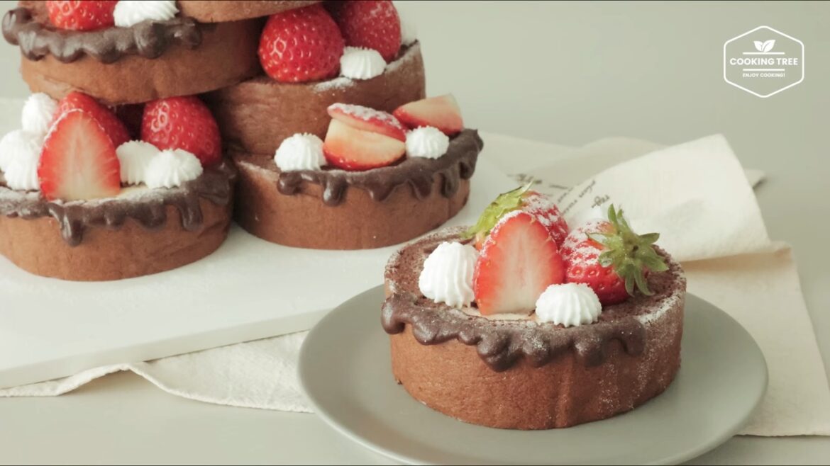 Strawberry Chocolate Roll Cake Recipe Cooking tree Strawberry Chocolate Roll Cake Recipe Cooking tree