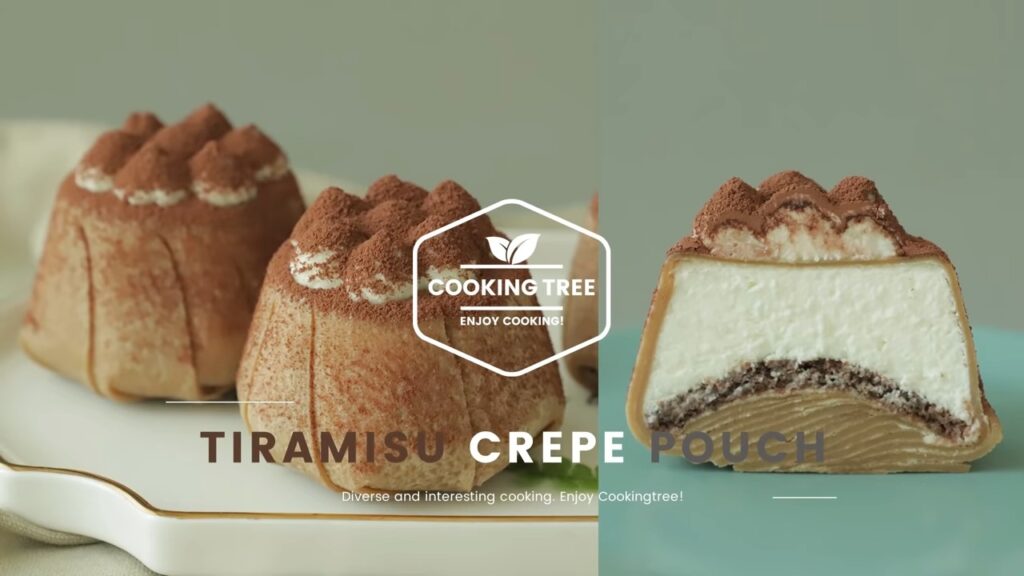 Tiramisu Crepe Pouch Recipe Cooking tree