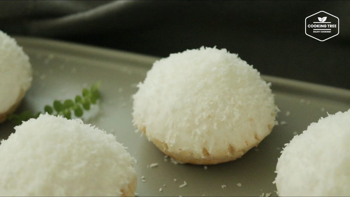 Coconut Cookie Choux Cream puff Recipe Cooking tree