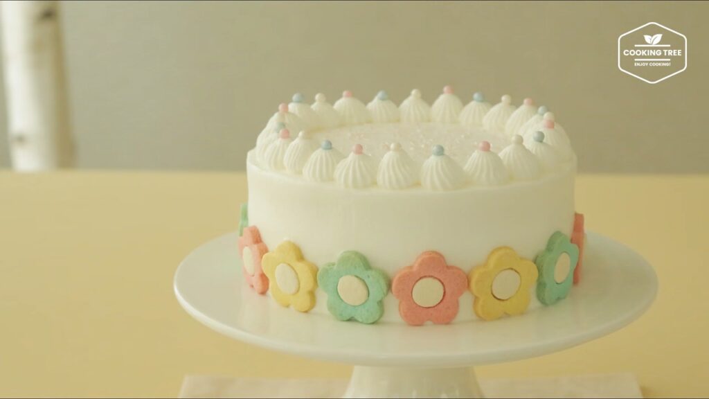 Flower cookie cake Recipe Cooking tree