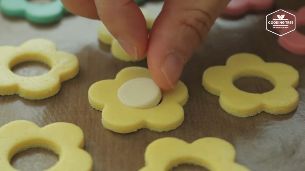 Flower cookie cake Recipe Cooking tree