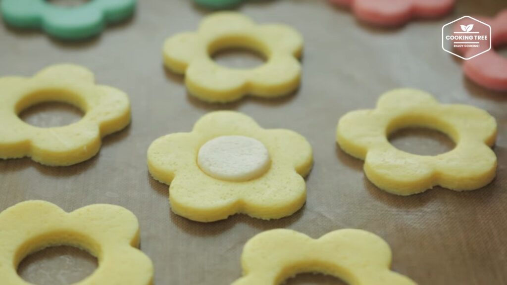 Flower cookie cake Recipe Cooking tree