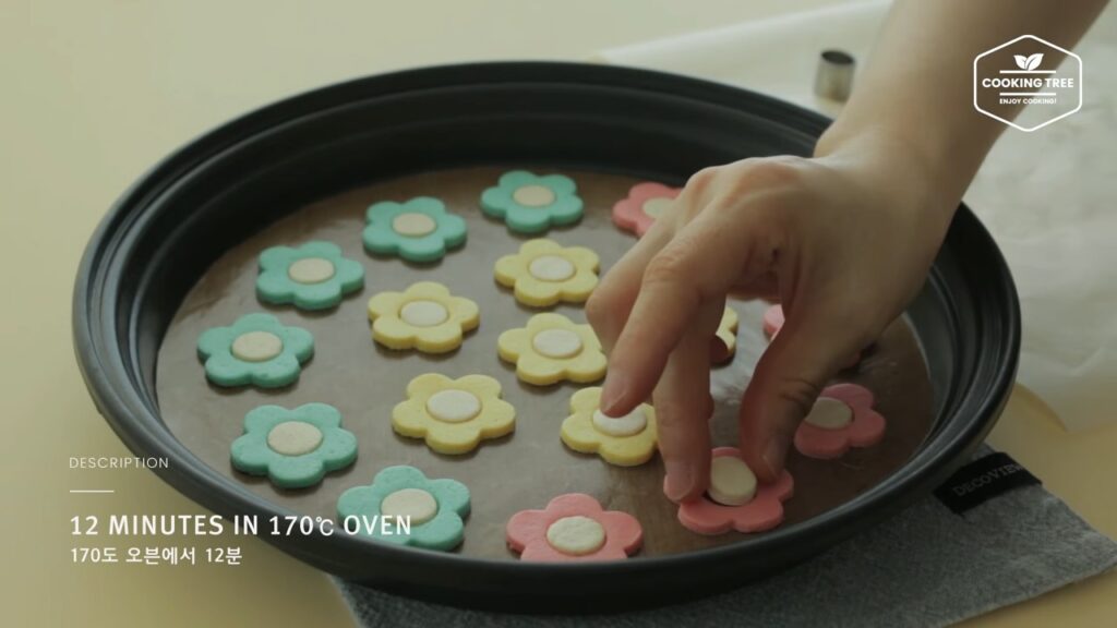 Flower cookie cake Recipe Cooking tree