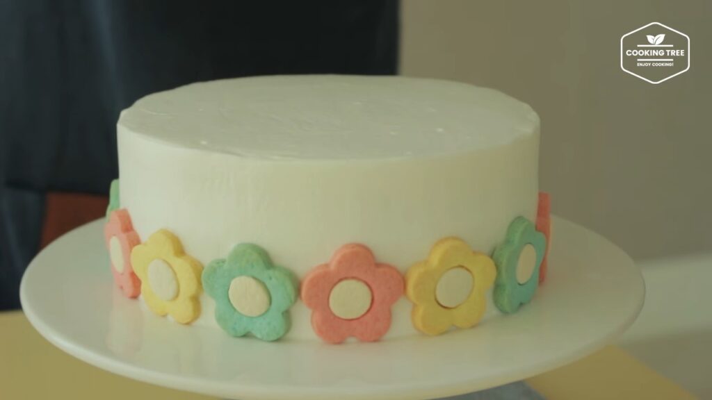 Flower cookie cake Recipe Cooking tree