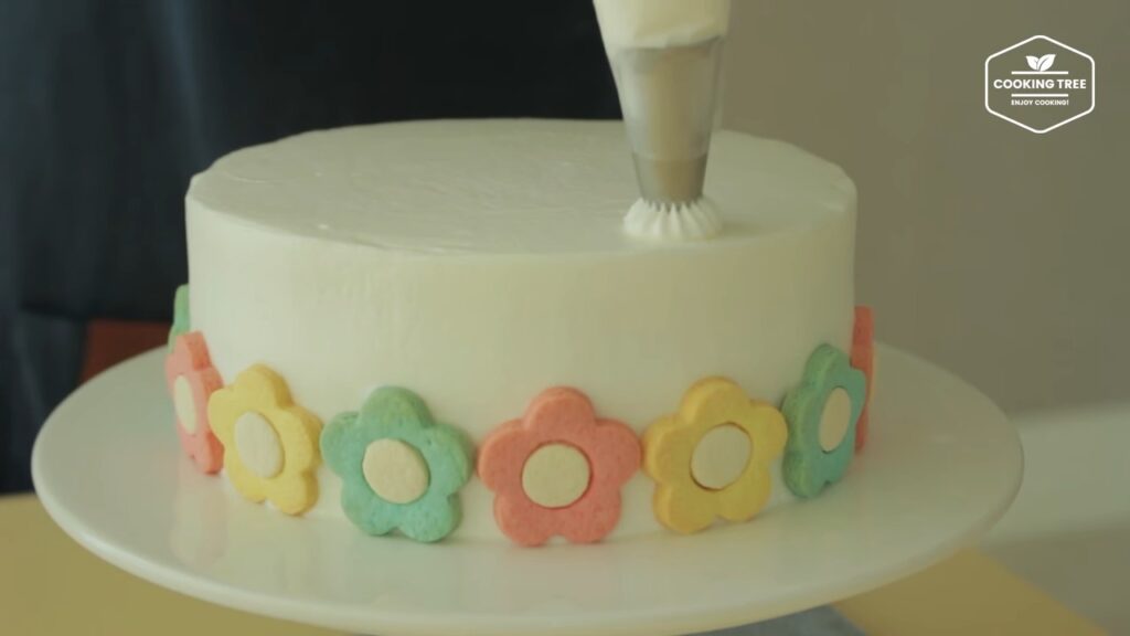 Flower cookie cake Recipe Cooking tree