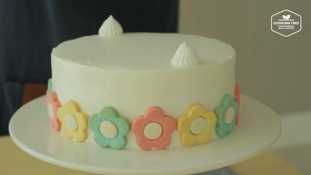 Flower cookie cake Recipe Cooking tree