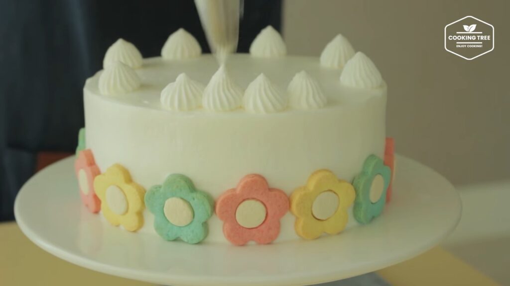 Flower cookie cake Recipe Cooking tree