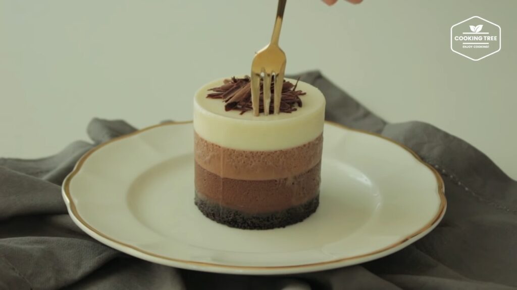 Triple Chocolate Mousse Cake Recipe Cooking tree
