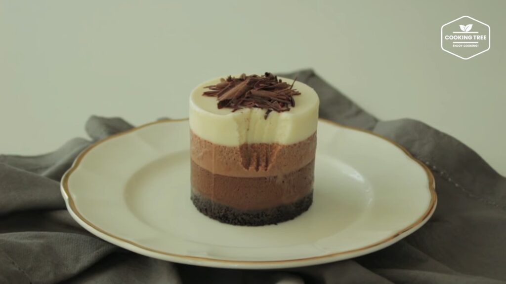 Triple Chocolate Mousse Cake Recipe Cooking tree