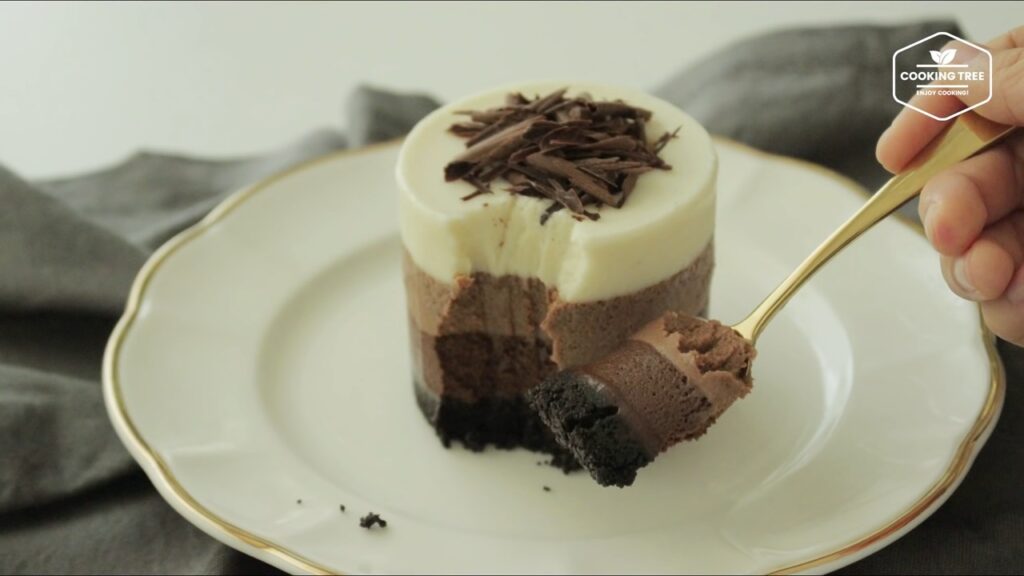 Triple Chocolate Mousse Cake Recipe Cooking tree