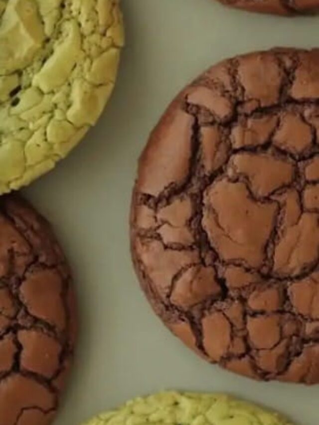 Green tea and chocolate brownie cookies Cooking Tree