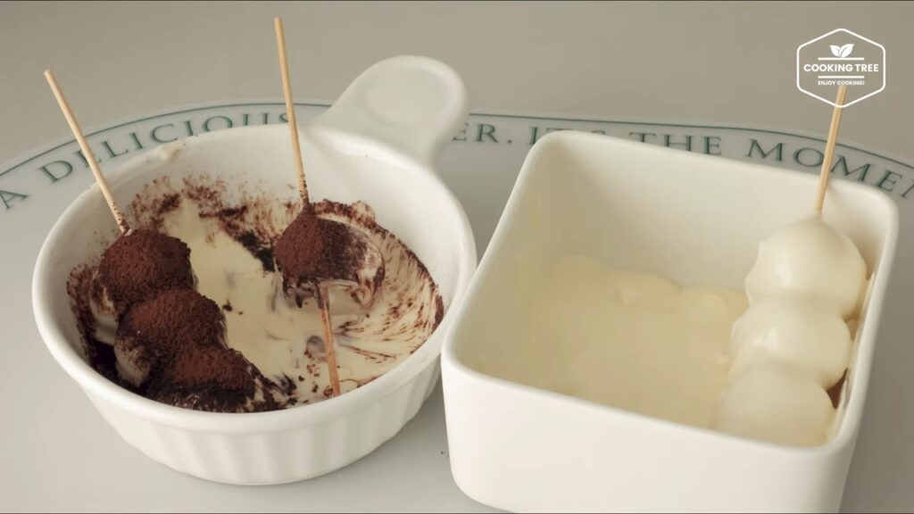 Rezept für Kartoffelklebreisbällchen (Dango). 58 크림에 퐁당 쫄깃쫄깃 감자 찹쌀볼 당고 만들기 Potato Glutinous Rice Ball Dango Recipe Cooking tree screenshot