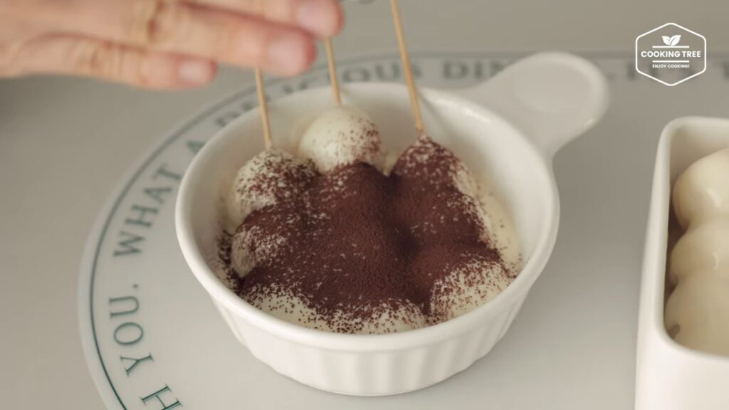 Rezept für Kartoffelklebreisbällchen (Dango). 47 크림에 퐁당 쫄깃쫄깃 감자 찹쌀볼 당고 만들기 Potato Glutinous Rice Ball Dango Recipe Cooking tree screenshot
